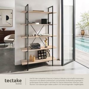 Regal Glasgow Industrial Holz hell, Eiche Sonoma