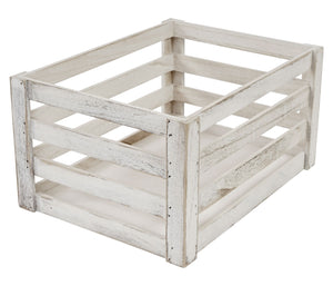 3er Set Holzkiste Weinkiste Shabby-Look weiss