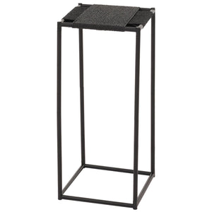3er-Set Blumentisch Beistelltisch stapelbar Metall anthrazit