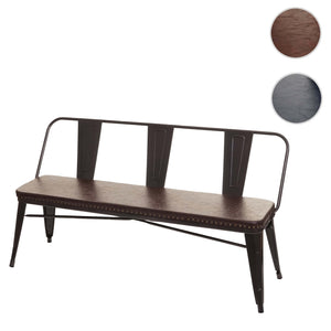 3er Sitzbank Kunstleder Chesterfield Esszimmer Gastronomie