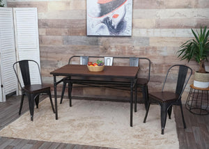 3er Sitzbank Kunstleder Chesterfield Esszimmer Gastronomie