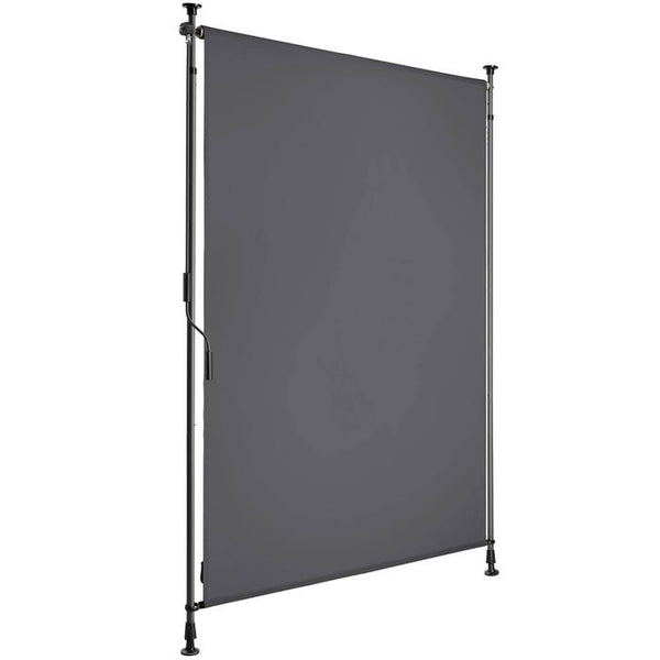 Klemmmarkise Taija dunkelgrau 100 x 310 cm