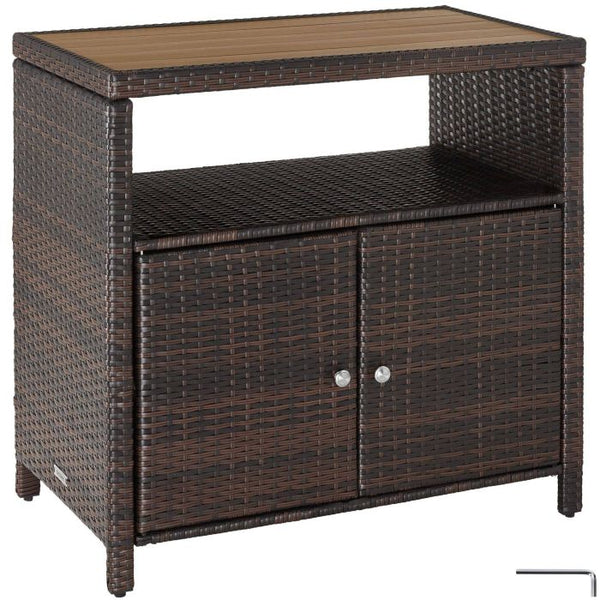 Gartenschrank Monscia braun