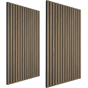 4er Set Akustikpaneele Sonic Wall Eiche dunkel 4er Set