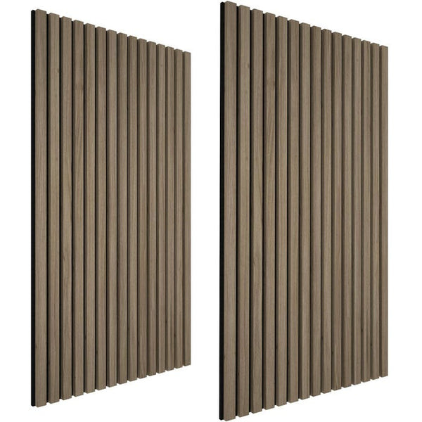 4er Set Akustikpaneele Sonic Wall Eiche dunkel 4er Set