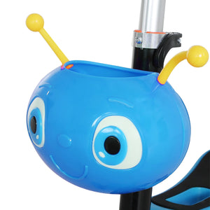 3in1 Kickboard Scooter Trottinett Kinderauto Blau
