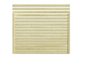 Rückwand für Einzelcarport kesseldruckimprägniert, 2,50 m