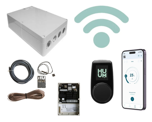 Saunaofen 9 kW Ofen finnisch SET mit WiFi-Steuerung mit WiFi-Steuerung
