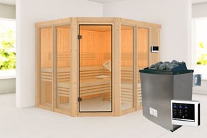 Sauna Ainur 3 Systemsauna, Eckeinstieg