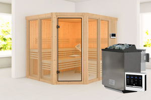 Sauna Ainur 3 Systemsauna, Eckeinstieg
