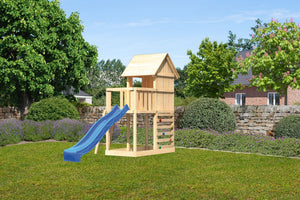 Kinderspielhaus Frieda SET Kinderspielgerät, naturbelassen, mit