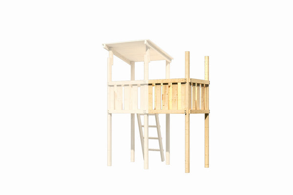 Kinderspielhaus Frieda SET Kinderspielgerät, naturbelassen, mit