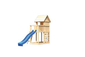 Kinderspielhaus Frieda SET Kinderspielgerät, naturbelassen, mit