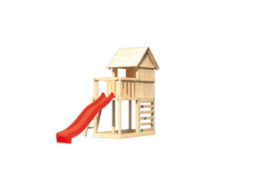 Kinderspielhaus Frieda SET Kinderspielgerät, naturbelassen, mit