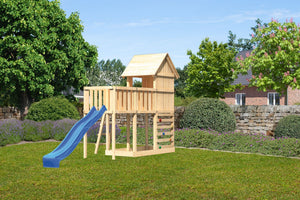Kinderspielhaus Frieda SET Kinderspielgerät, naturbelassen, mit