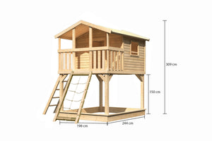 Stelzenhaus Benjamin SET Kinderspielgerät