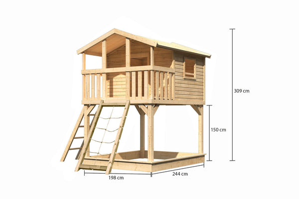 Stelzenhaus Benjamin SET Kinderspielgerät