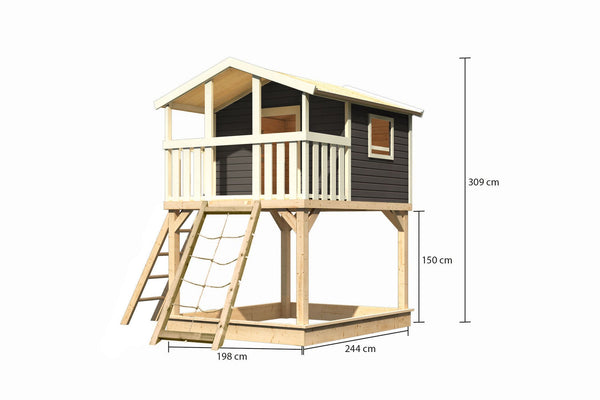 Stelzenhaus Benjamin SET Kinderspielgerät