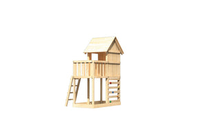 Kinderspielhaus Frieda SET Kinderspielgerät, naturbelassen, mit