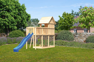 Kinderspielhaus Frieda SET Kinderspielgerät, naturbelassen, mit