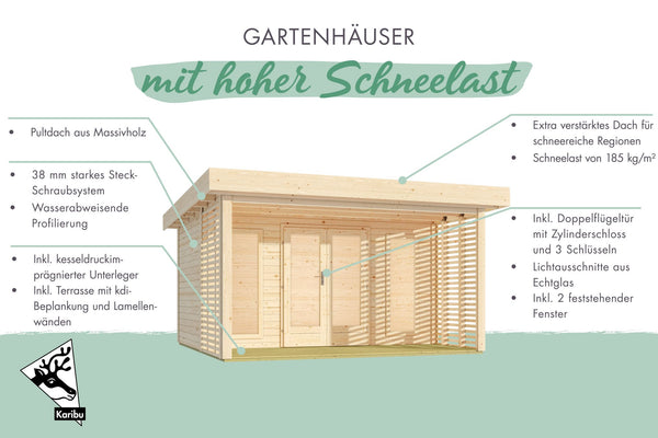 Gartenhaus Chione Gartenhaus, naturbelassen, ohne Zubehör