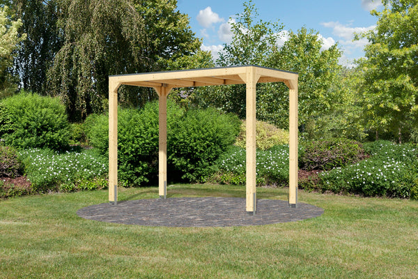 Pavillon Cubus halb Pavillon, naturbelassen