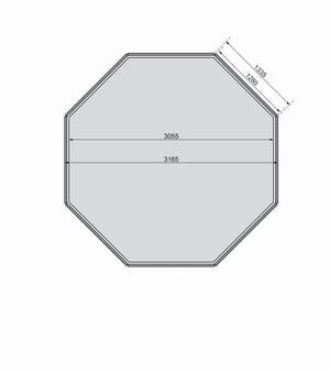 Massivholzpool Modell 0X