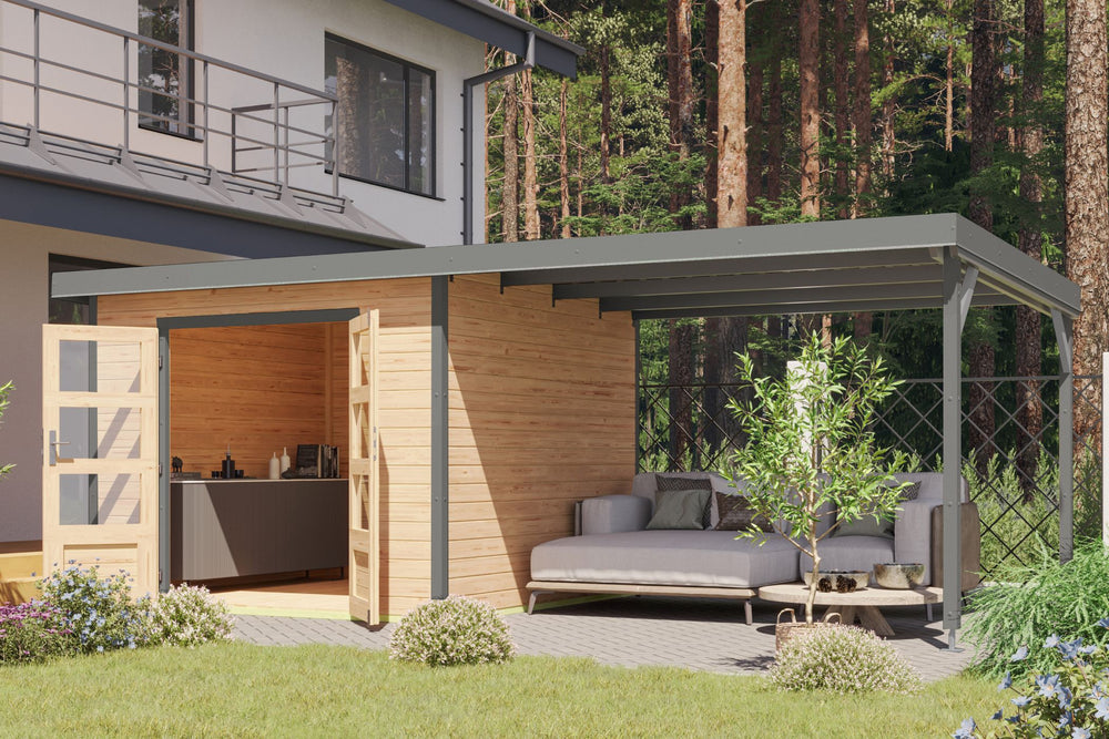 Gartenhaus Pluto 6 SET