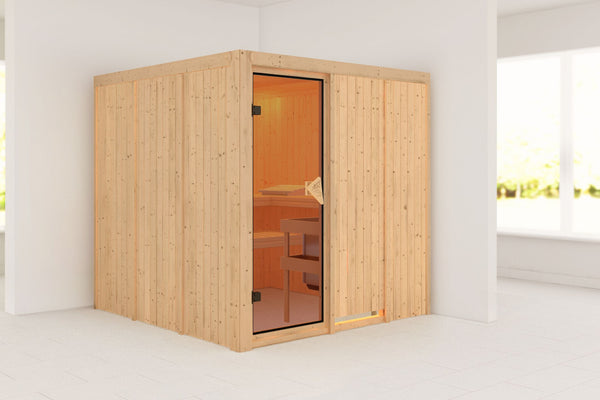 Sauna Rodin Systemsauna, Fronteinstieg
