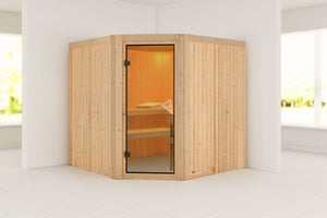 Sauna Jarin Systemsauna, Eckeinstieg