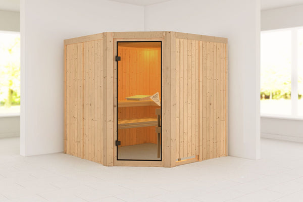 Sauna Jarin Systemsauna, Eckeinstieg