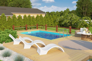Massivholzpool Rechteck 3