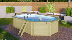 Massivholzpool Modell 4