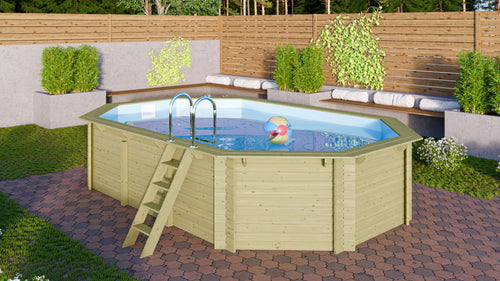 Massivholzpool Modell 4