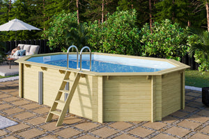 Massivholzpool Modell 4