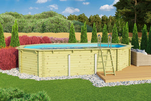Massivholzpool Modell 4