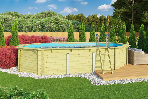Massivholzpool Modell 4