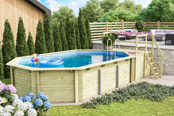 Massivholzpool Modell 4