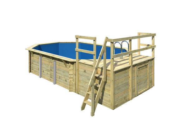 Massivholzpool Modell 4