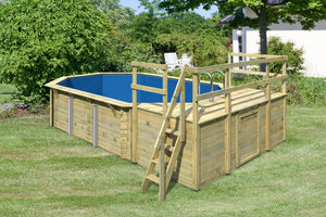 Massivholzpool Modell 4