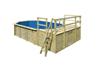Massivholzpool Modell 4
