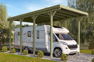 Caravan Carport kesseldruckimprägniert, ohne Zubehör