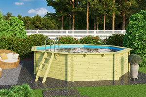 Massivholzpool Modell 3A