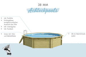 Massivholzpool Modell 3A