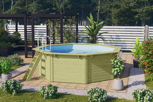 Massivholzpool Modell 1X