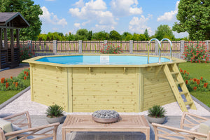 Massivholzpool Modell 2X