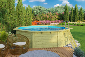 Massivholzpool Modell 2X