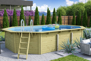 Massivholzpool Modell 4X
