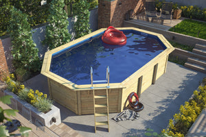 Massivholzpool Modell 4X