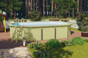 Massivholzpool Modell 4X